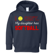 I Can't My Daughter Has Softball T-Shirt Moms & Dads Gifts