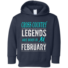 Boys & Girls Cross Country Legend Born February Gift T-Shirt
