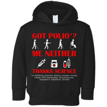 GOT POLIO ME NEITHER SHIRT Thanks Science T-shirt
