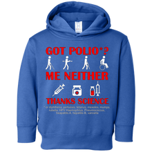 GOT POLIO ME NEITHER SHIRT Thanks Science T-shirt