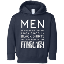 Men who look good in black shirts are born in February shirt