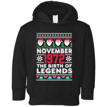 November 1972 The Birth Of Legends Christmas T Shirt