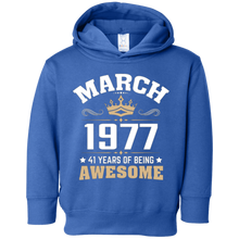 Birthday gift March 1977 - 41 years of being awesome