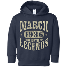 82 years Old 82nd Birthday March 1936 Birth of Legend TShirt