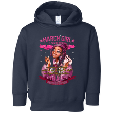 March Girl I Can Be Mean Pink Glitter Cute T-Shirt