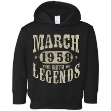 60 years Old 60th Birthday March 1958 Birth of Legend TShirt