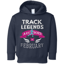 Girls' Track Legend Born in February Birthday Gift T-Shirt