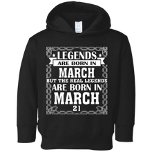 Legends Are Born On March 21 T Shirt March Birthday Gifts