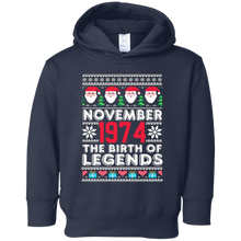 November 1974 The Birth Of Legends Christmas T Shirt