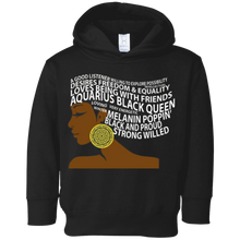 Aquarius Black Queen Zodiac Birthday T-Shirt for Black Women