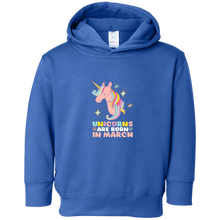 Pink Unicorns Are Born In March T-shirt for Birthday Girl