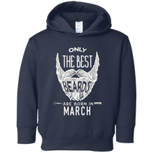 Mens Only the Best Beards Are Born in March Birthday Shirt Men