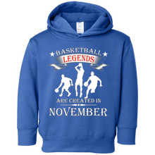 Basketball Legends are Created in November T-Shirt
